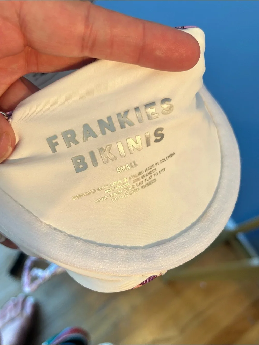 Frankie’s Bikini Cielo MARIPOSA BUTTERFLY Underwire Top